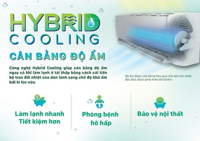 Chuẩn cân bằng ẩm - công nghệ Hybrid Cooling